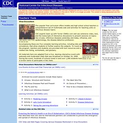 Archived: Teachers' tools, NCID, CDC