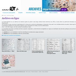 Archives du Lot (ad 46)