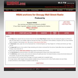 Archives for Occupy Wall Street Radio