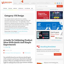Smashing UX Design - Usability, UX design and Information Architecture Articles