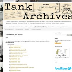 Tank Archives: Soviet Union and Russia