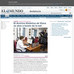 El Archivo Histórico de Viana se abre a través de la red