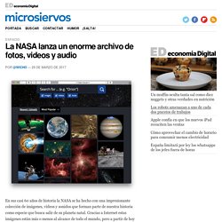 La NASA lanza un enorme archivo de fotos, videos y audio