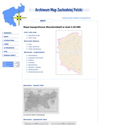 Archiwum Map Zachodniej Polski