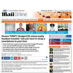 Archos unveil budget £25 virtual reality headset