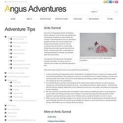 Arctic Survival in The Angus Adventure Handbook
