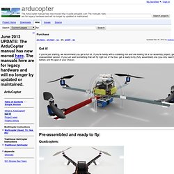 Purchase - arducopter - Arduino-based autopilot for mulitrotor craft, from quadcopters to traditional helis - Google Project Hosting - Nightly