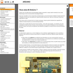 Arduino Documentation