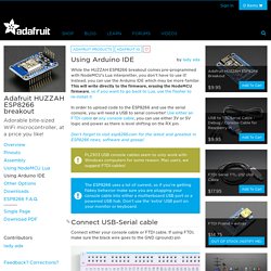 Adafruit HUZZAH ESP8266 breakout