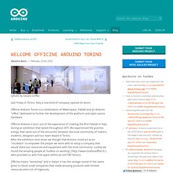 Blog » Blog Archive » Welcome Officine Arduino Torino