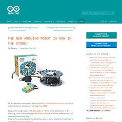 The new Arduino Robot is now in the store!