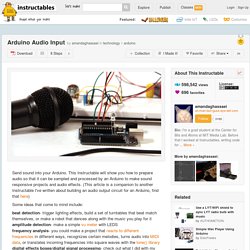 Arduino Audio Input