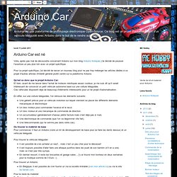 Arduino Car est né