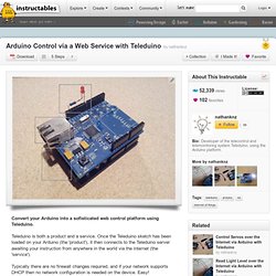 Arduino Control via a Web Service with Teleduino