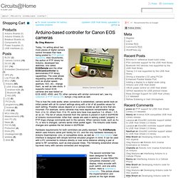Arduino-based controller for Canon EOS cameras