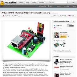 Arduino DDNS (Dynamic DNS) by Open-Electronics.org