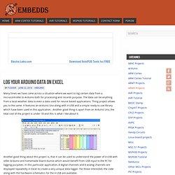 Log your Arduino data on Excel