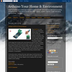 Arduino Your Home & Environment: Arduino ACS712 Current Sensor