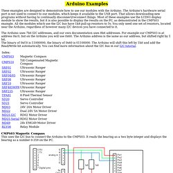 Arduino Examples
