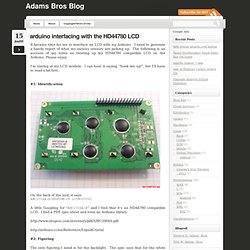 arduino interfacing with the HD44780 LCD « Adams Bros Blog