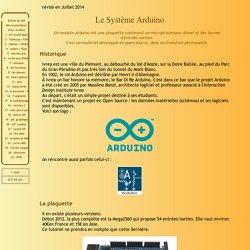 Exo et Tutaux Arduino