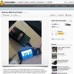 Arduino Midi Foot Pedal
