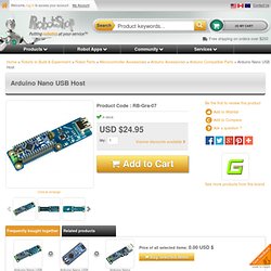 Arduino Nano USB Host