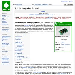 Arduino Mega Pololu Shield