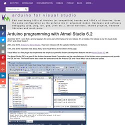 Arduino IDE for Atmel Studio (free ide)