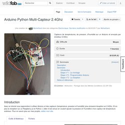 Arduino Python Multi-Capteur 2.4Ghz — Wikifab