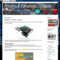 Raspberry + PiFace + Scratch