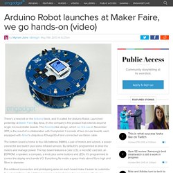 Arduino Robot launches at Maker Faire, we go hands-on (video)