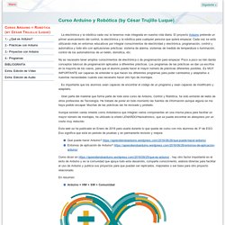 Curso Arduino y Robótica (by César Trujillo Luque)
