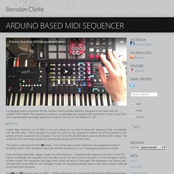 Arduino Based MIDI Sequencer