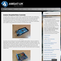 Arduino SimpleSat Rotor Controller