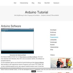 Arduino Software