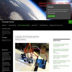 Using Python with Arduino