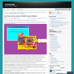 Mini Client with the Arduino TRINKET and the ESP8266