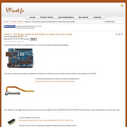 Arduino : Tutoriel pour cabler et commander un moteur pas à pas 4 poles