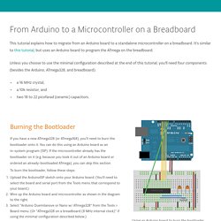 Arduino - ArduinoToBreadboard