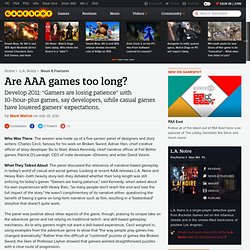 Are AAA games too long? - News at GameSpot