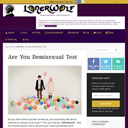Are You Demisexual Test