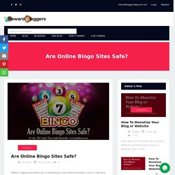 Are Online Bingo Sites Safe?