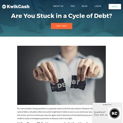 Are You Stuck in a Cycle of Debt?