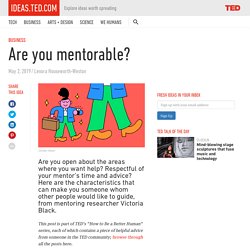 Are you mentorable?