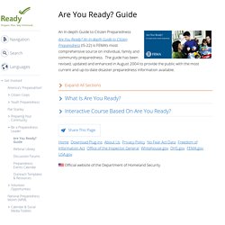 Are You Ready? Guide