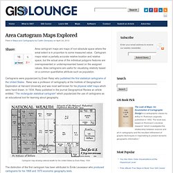 Area Cartogram Maps Explored