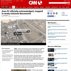 Area 51 officially acknowledged by CIA