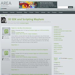 3D SDK and Scripting Mayhem