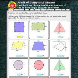 Areas of Composite Shapes